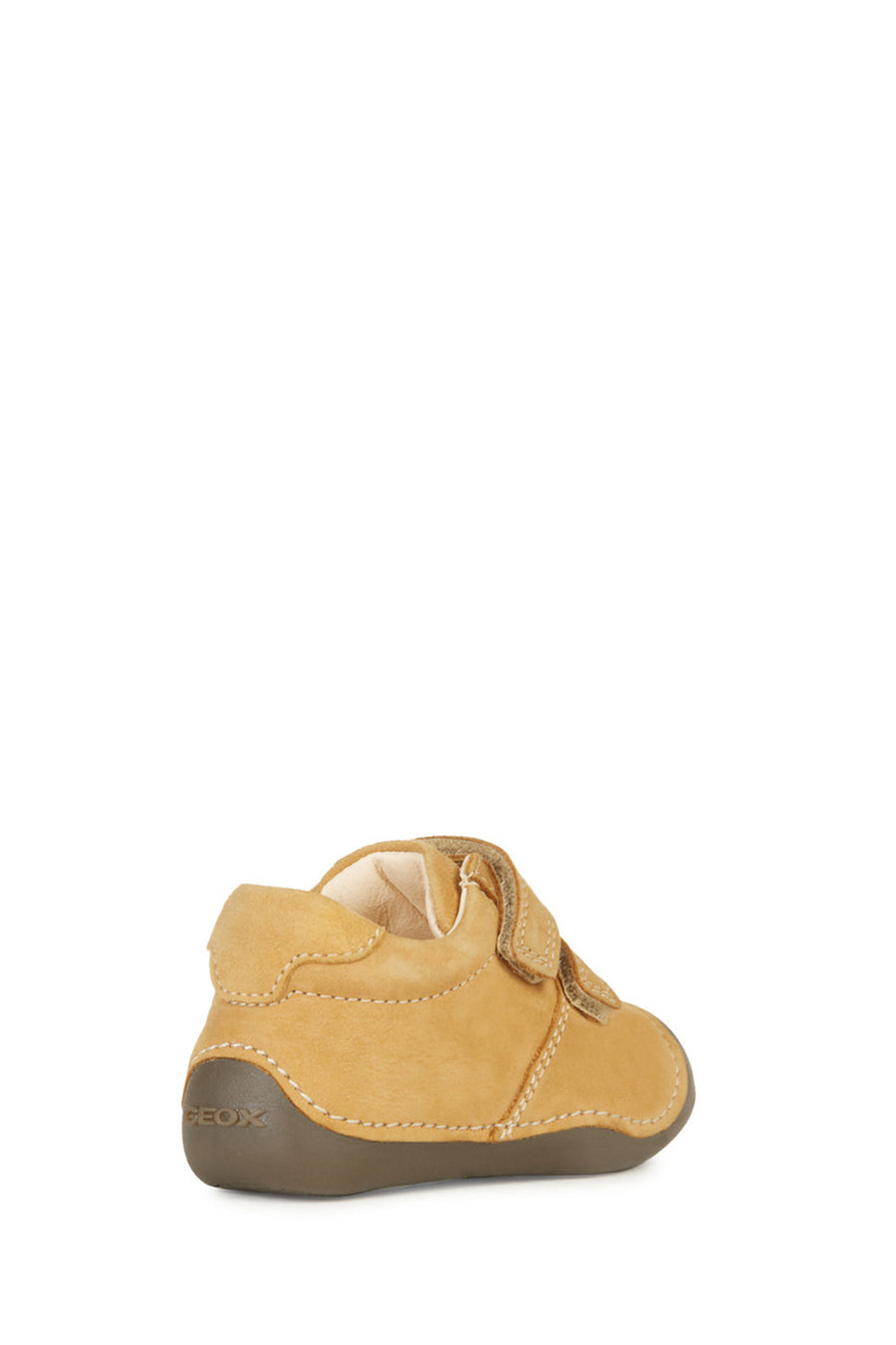 Geox Baby Boy Brown Tutum Banded Suede Sneakers