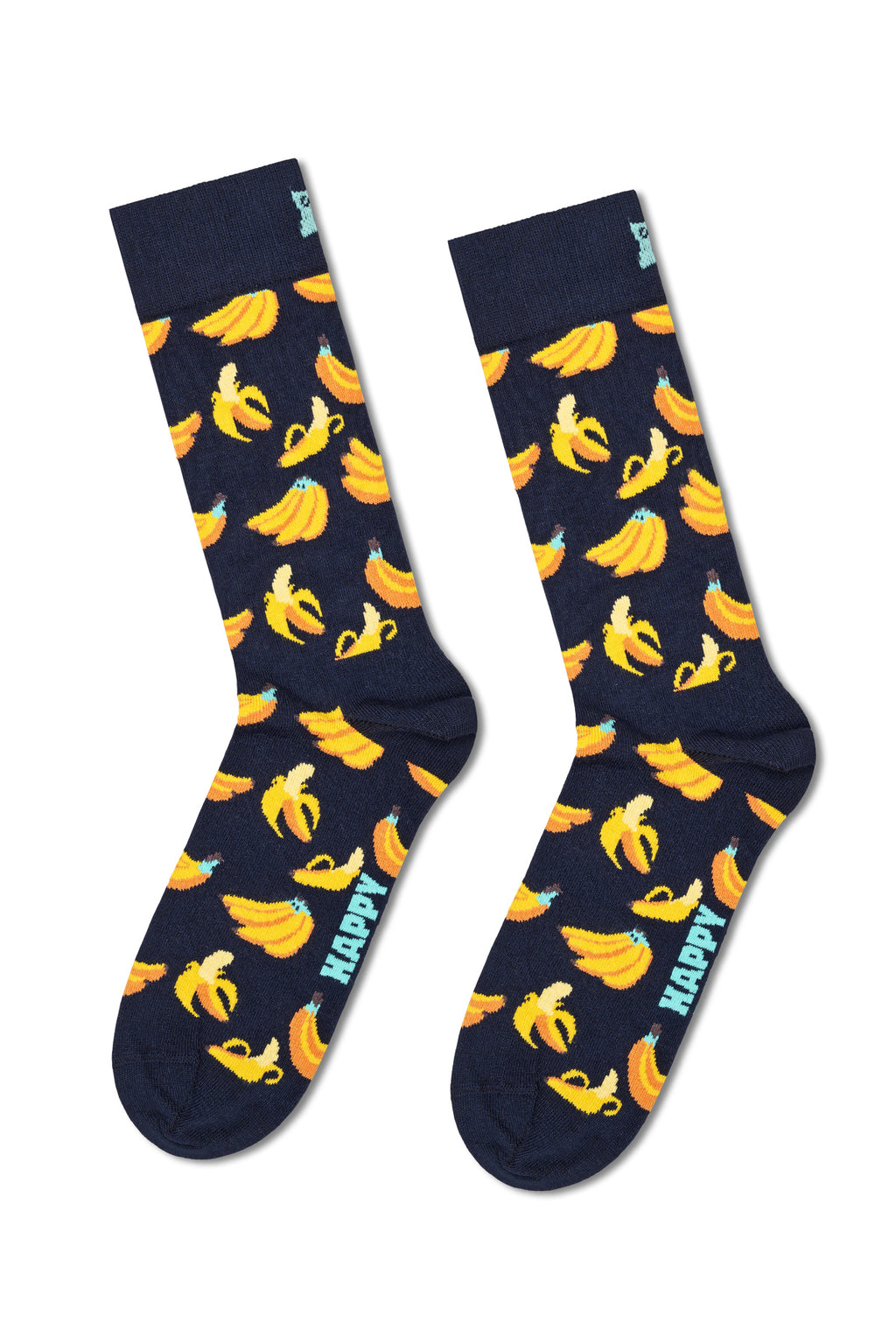 Happy Socks Erkek Lacivert Desenli Pamuk Çorap