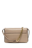 Geox Women Mink Liliane Chain Strap Leather Crossbody Bag | Derimod