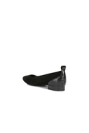 Geox Women's Black Charyssa Suede Leather Ballerinas | Derimod