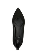 Geox Women's Black Charyssa Suede Leather Ballerinas | Derimod