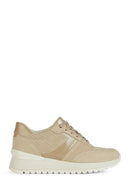 Geox Women's Mink Desya Lace-up Leather Sneaker | Derimod