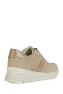 Geox Women's Mink Desya Lace-up Leather Sneaker | Derimod