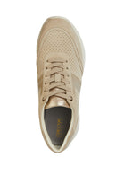 Geox Women's Mink Desya Lace-up Leather Sneaker | Derimod