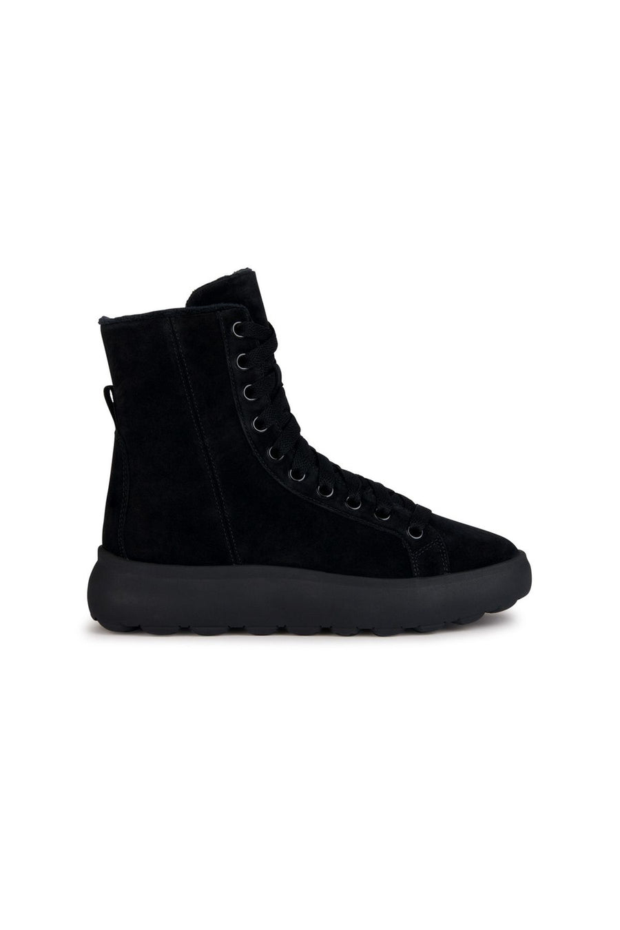 Geox Women's Black Spherica Zippered Leather Boots D36TCD00022C9999 | Derimod