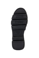 Geox Women's Black Vilde Leather Masculine Loafer | Derimod