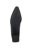 Geox Women's Black Giselda Heeled Leather Stiletto | Derimod