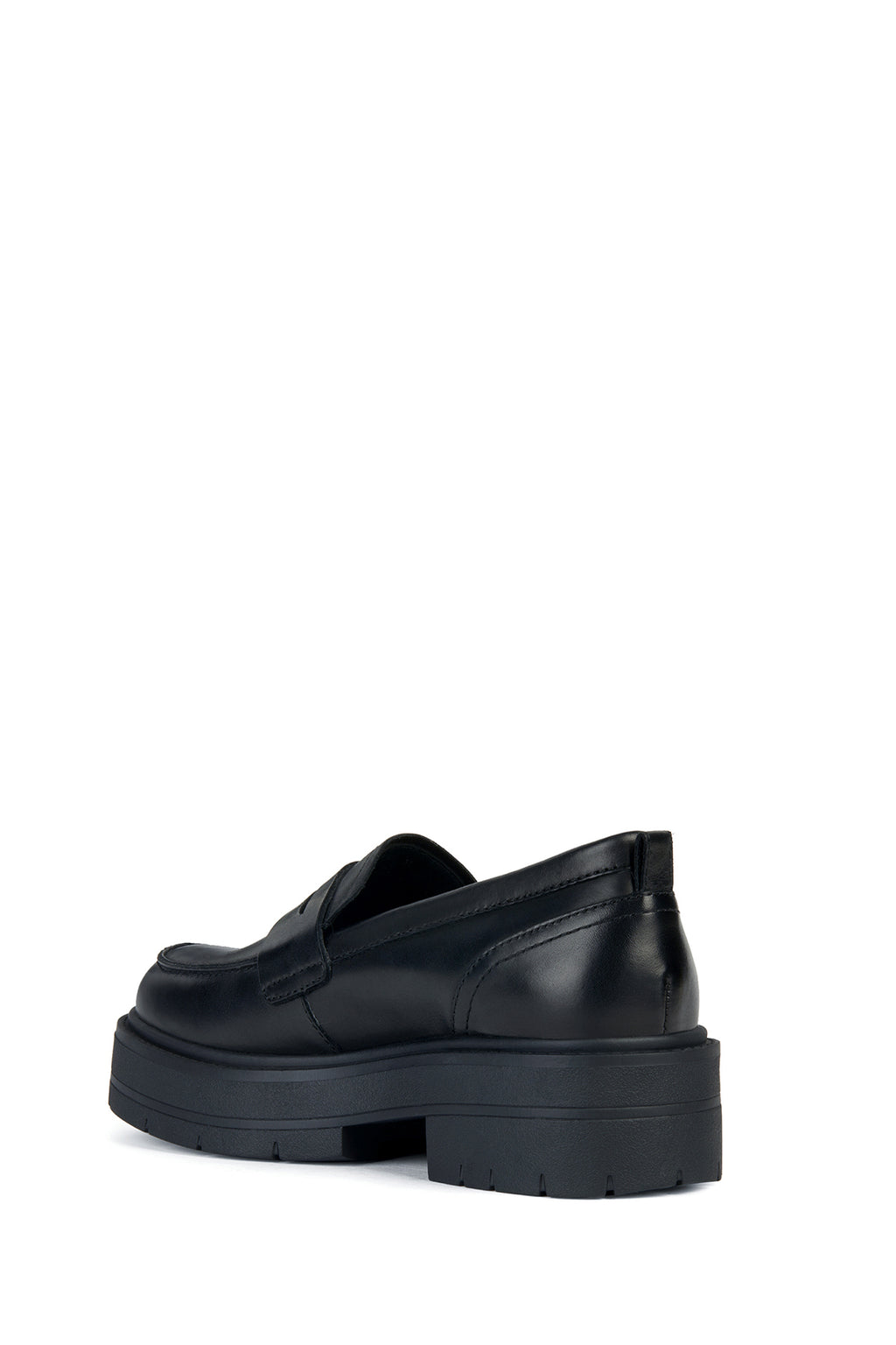 Geox Kadın Siyah Spherica Deri Maskülen Loafer