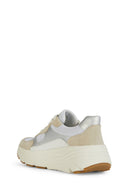 
Geox Women's White Lace-Up Thick Sole Leather Sneaker
 | Derimod