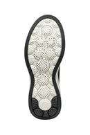 Geox Woman Black Spherica Ecub-3 Laced Thick Sole Leather Sneakers | Derimod