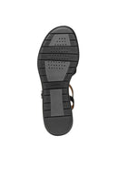 Geox Women Black Meliconia Wedge Heel Leather Sandal | Derimod