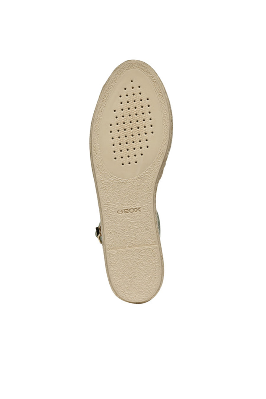 Geox Women Green D Lampedusa Braided Leather Espadrille