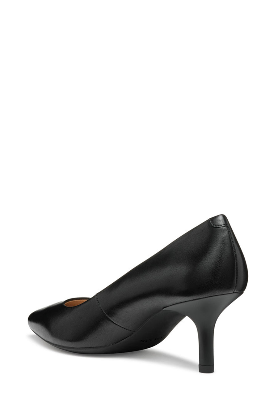 Geox Women Black Kleopy Thin Heeled Leather Stiletto