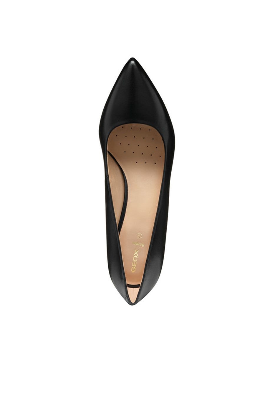 Geox Women Black Kleopy Thin Heeled Leather Stiletto