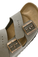 Birkenstock Erkek Gri Çift Tokalı Arizona Eva Terlik | Derimod