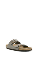 Birkenstock Erkek Gri Çift Tokalı Arizona Eva Terlik | Derimod