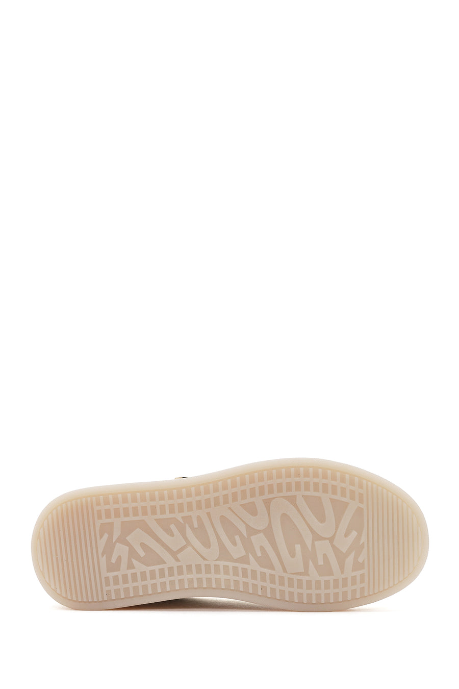 Alberto Guardiani Women's Beige New Era Lace-Up Leather Sneakers