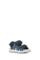 Geox Boy Navy Blue Alben Strappy Leather Sandals | Derimod