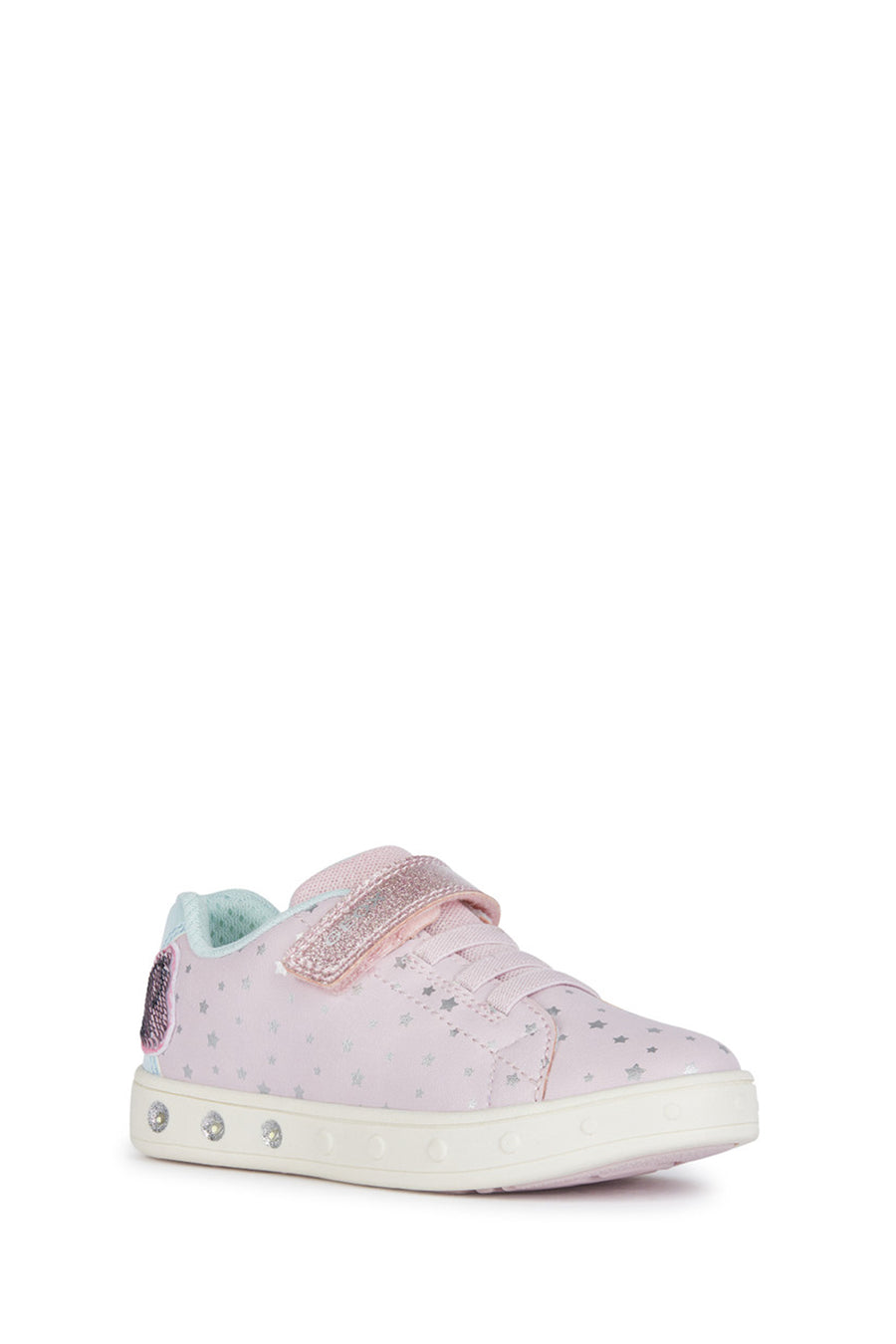 Geox Girls Pink Skylin Sneaker