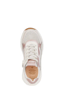 Geox Girls White Mawazy Lace-Up Sneaker | Derimod