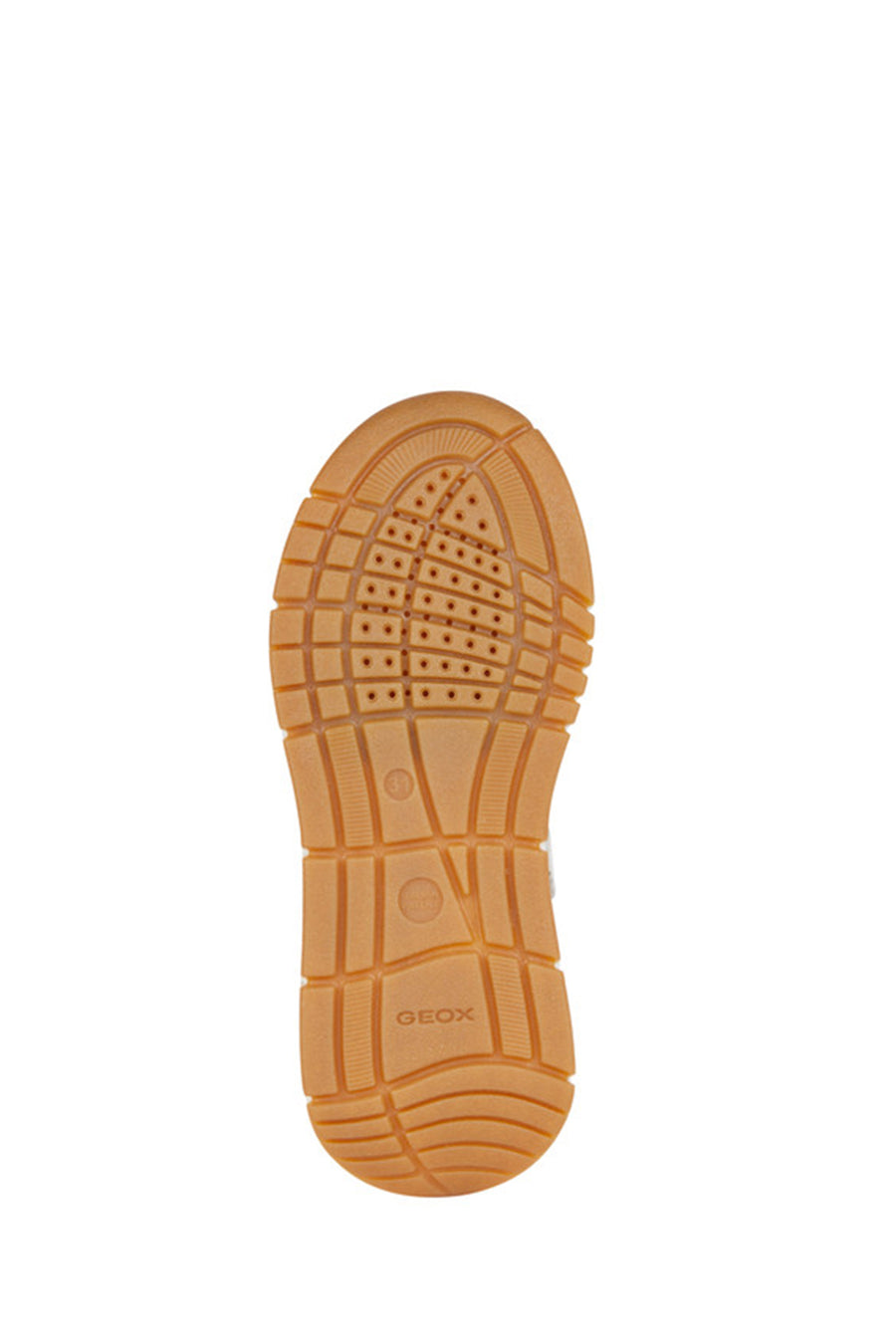 Geox Girls White Mawazy Lace-Up Sneaker