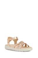 Geox Girls Copper Soleima Girl Glitter Sandals | Derimod
