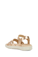 Geox Girls Copper Soleima Girl Glitter Sandals | Derimod