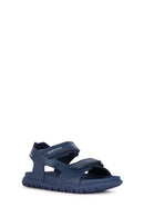 Geox Erkek Çocuk Lacivert Fusbetto Junior Sandalet | Derimod