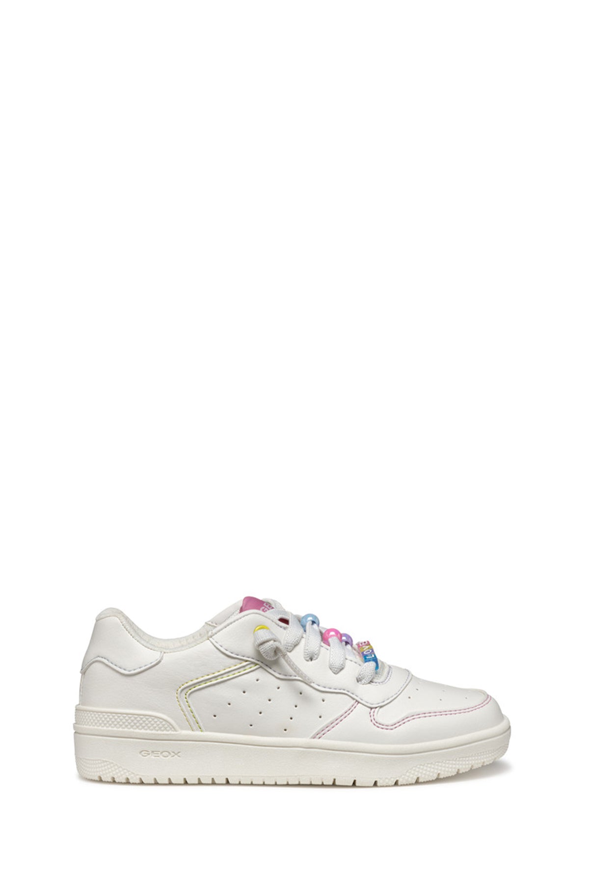 Geox Girls White Washiba Girl Sneaker J45HXD00054C0406 | Derimod