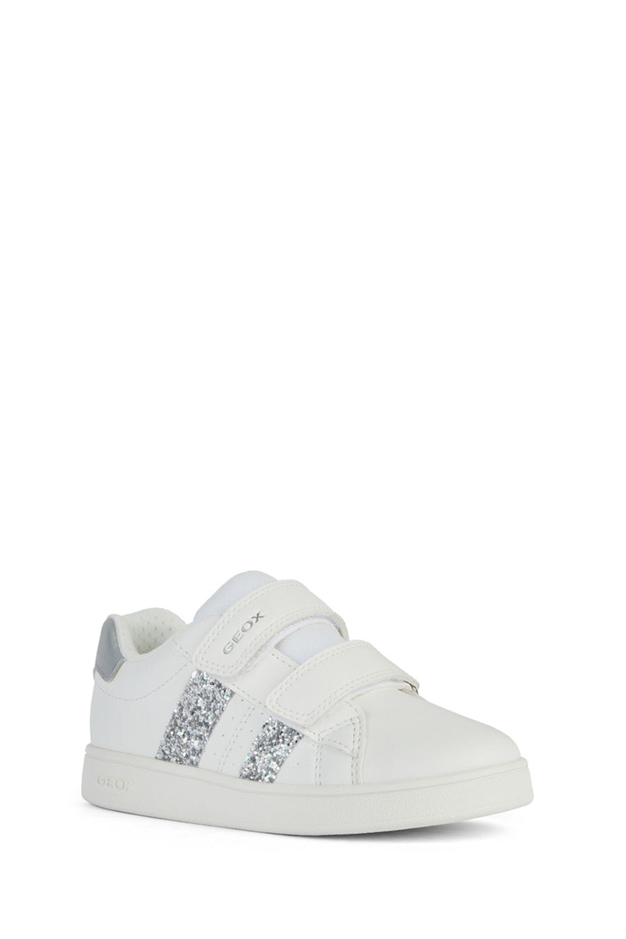 Geox Girl White Eclyper Girl Glitter Sneaker