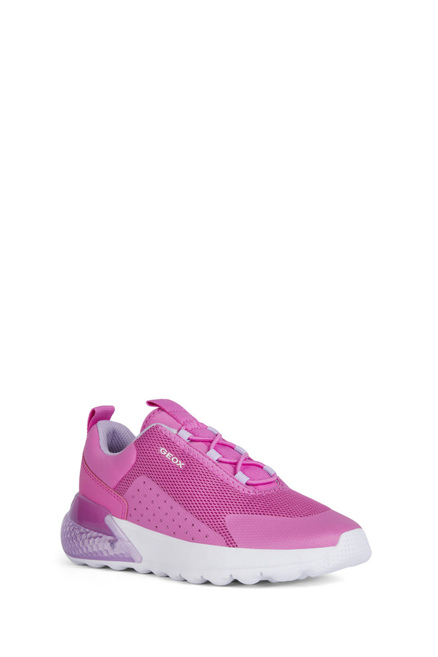 Geox Girl Pink Activart Illuminus Sneaker