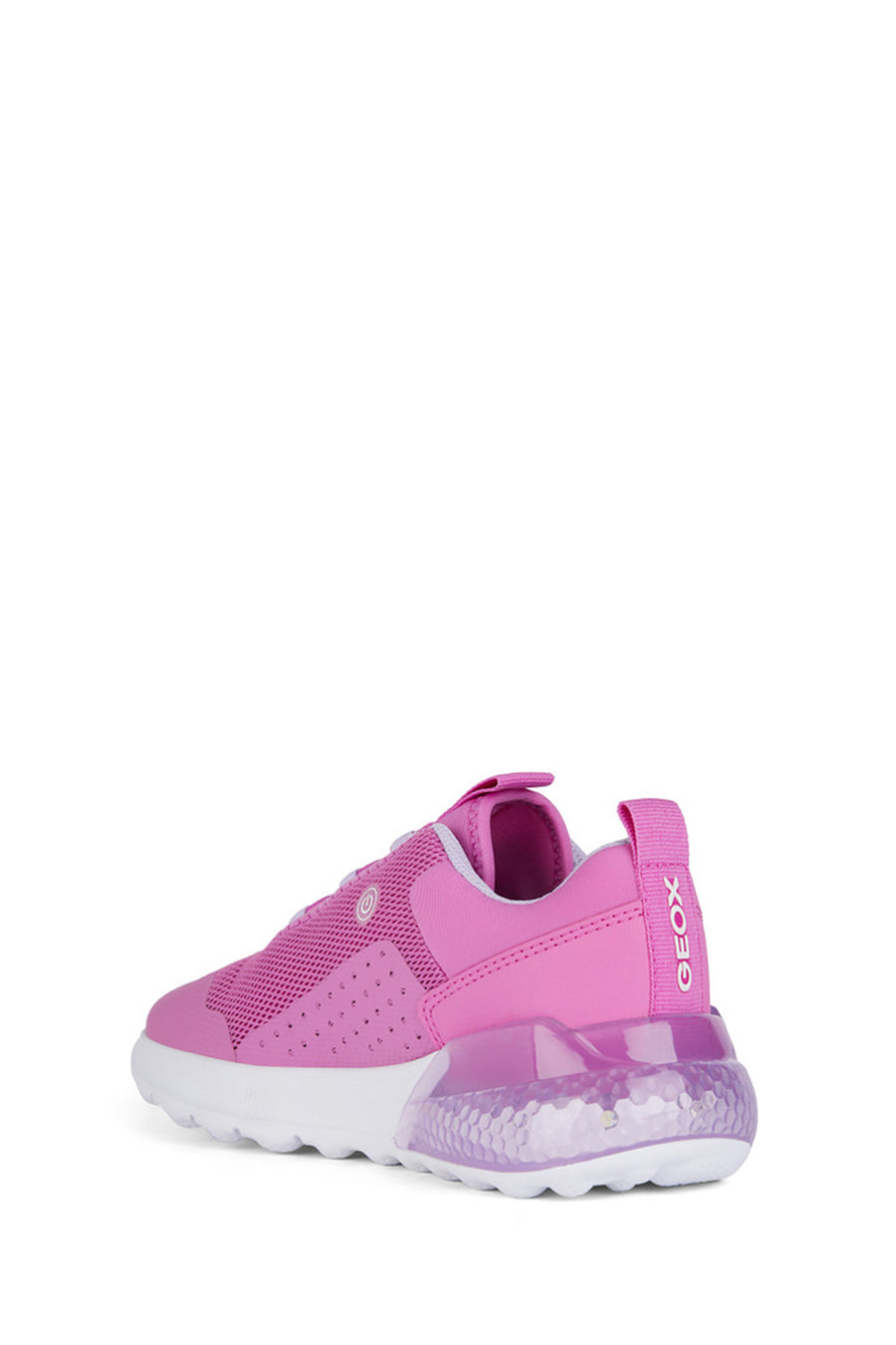 Geox Girl Pink Activart Illuminus Sneaker