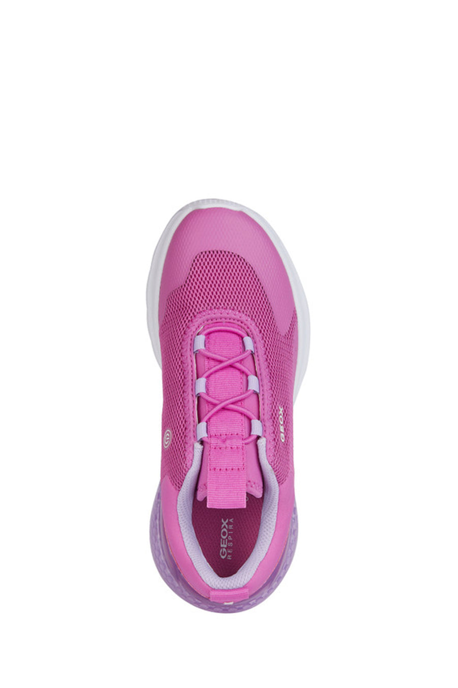 Geox Girl Pink Activart Illuminus Sneaker