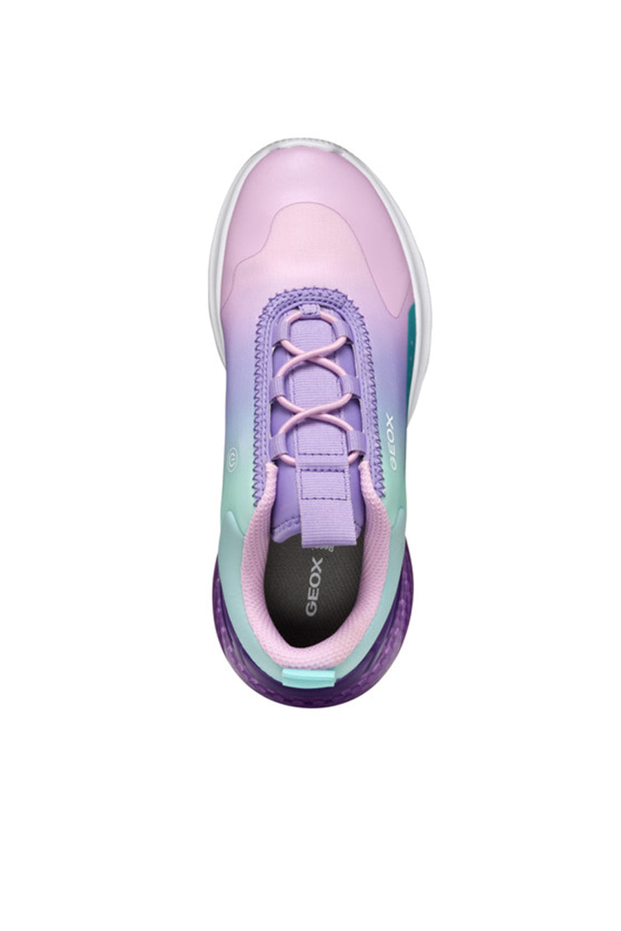 Geox Girls Multicolored Activart Illuminus Junior Sneaker