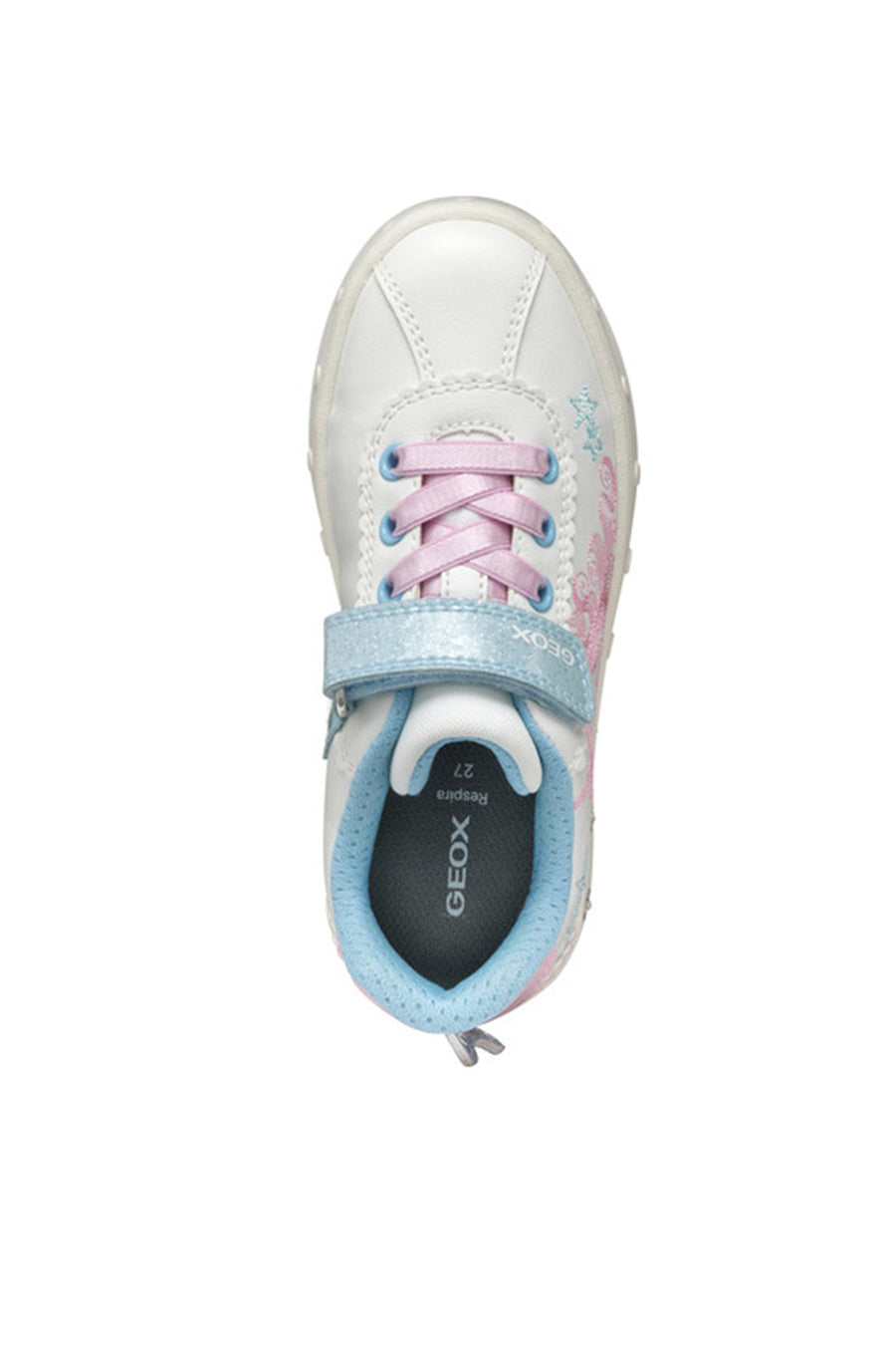 Geox Kız Çocuk Beyaz Skylin Desenli Sneaker