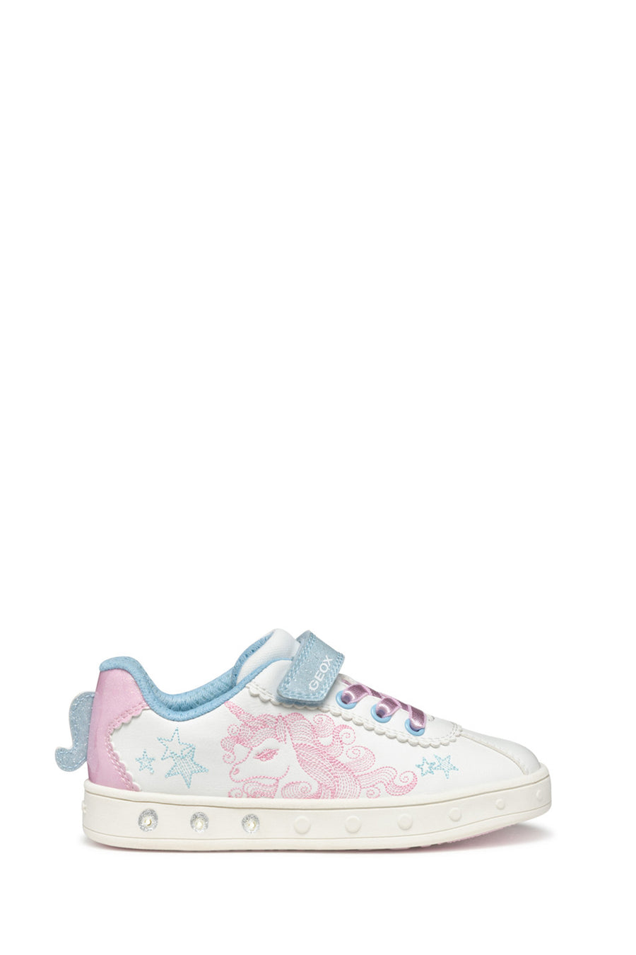 Geox Kız Çocuk Beyaz Skylin Desenli Sneaker