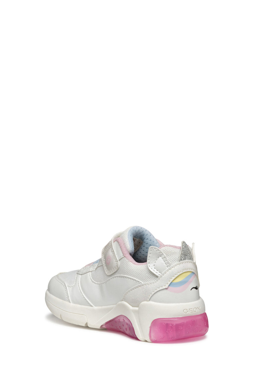 Geox Girls White Fadinlight Sneaker