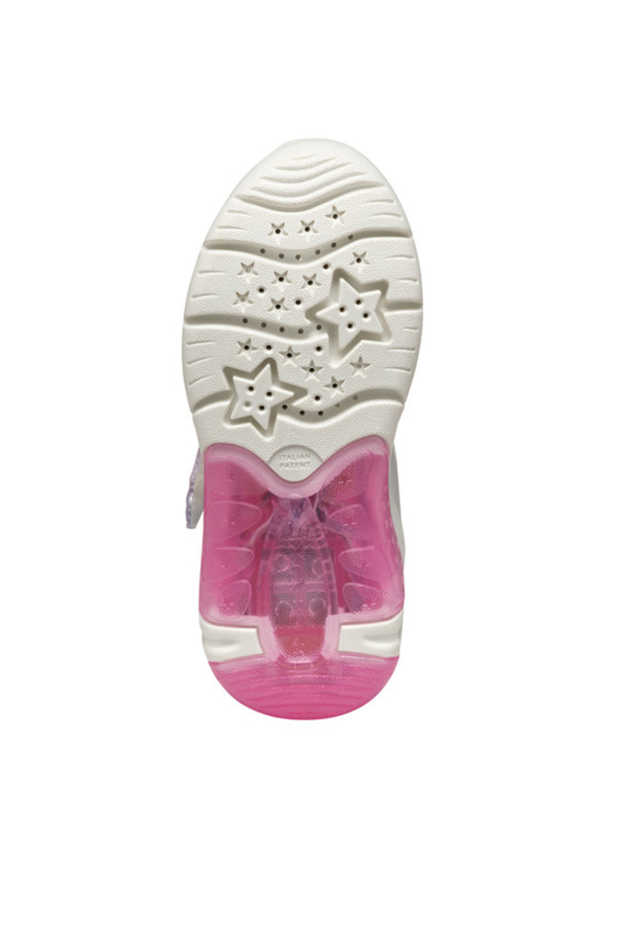 Geox Girls White Fadinlight Sneaker