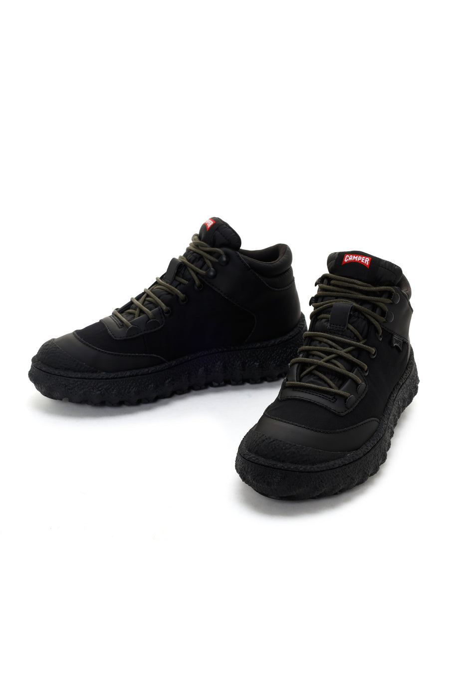 Camper Erkek Siyah Ground Michelin Deri Sneaker Bot