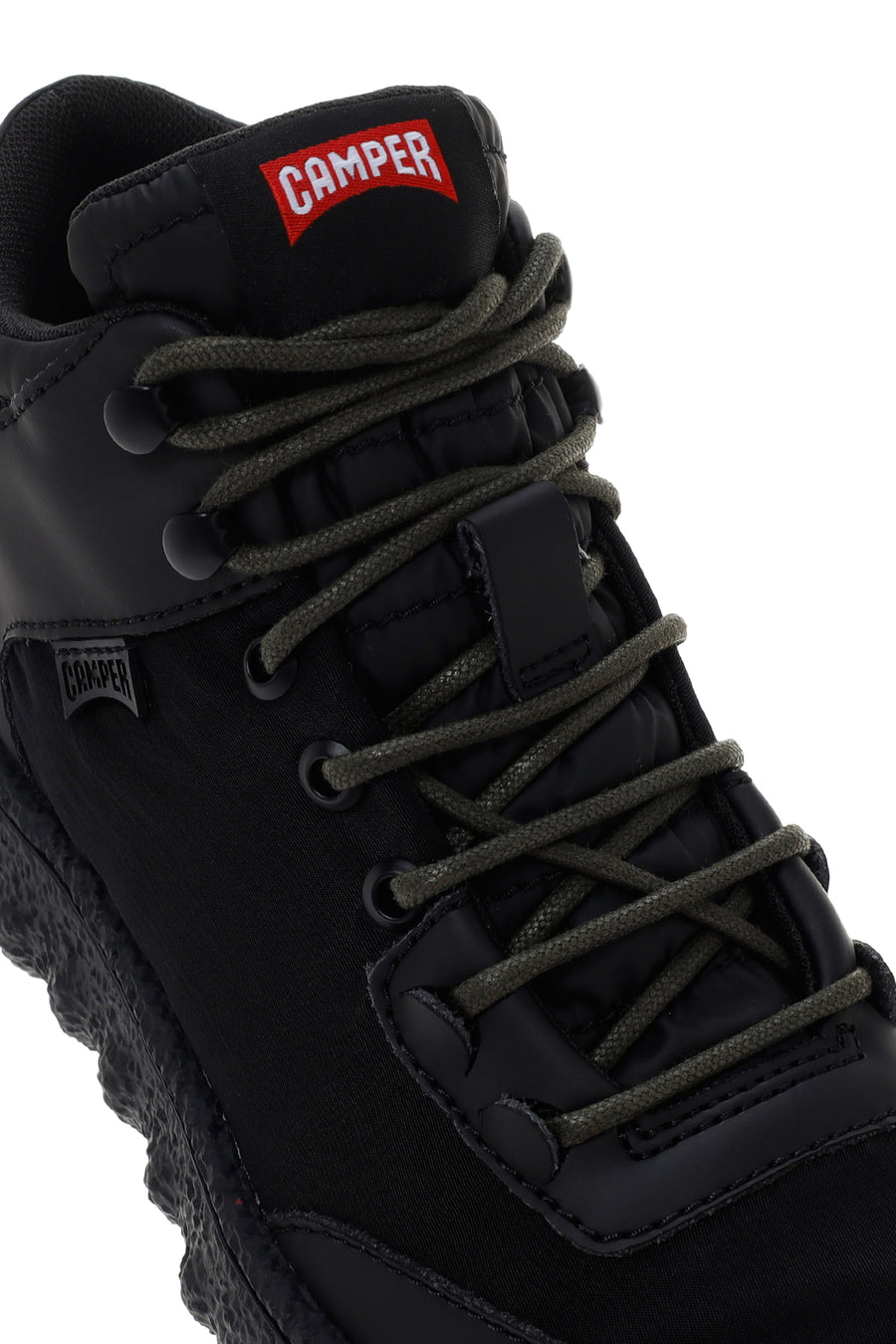 Camper Erkek Siyah Ground Michelin Deri Sneaker Bot