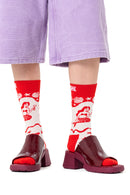 Happy Socks Woman Mermaid Patterned Cotton Socks | Derimod