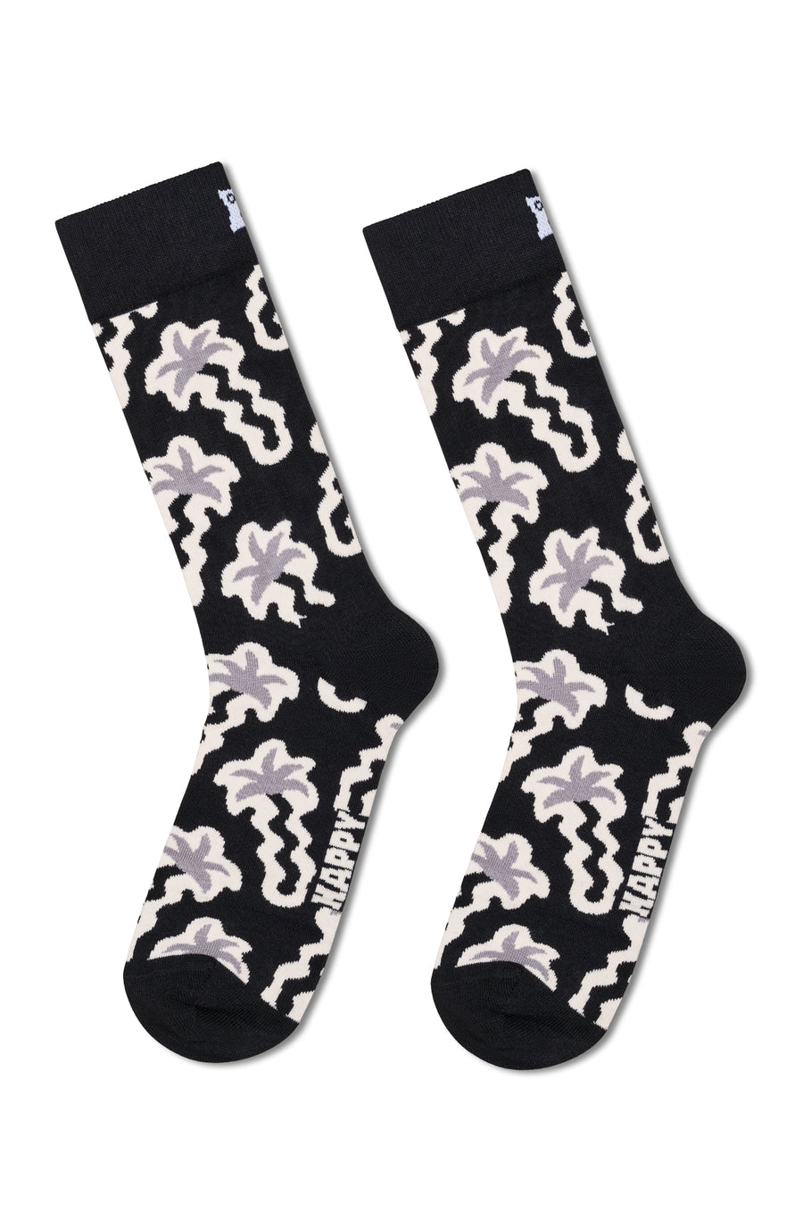 Happy Socks Erkek Siyah Desenli 3’lü Pamuklu Çorap Seti