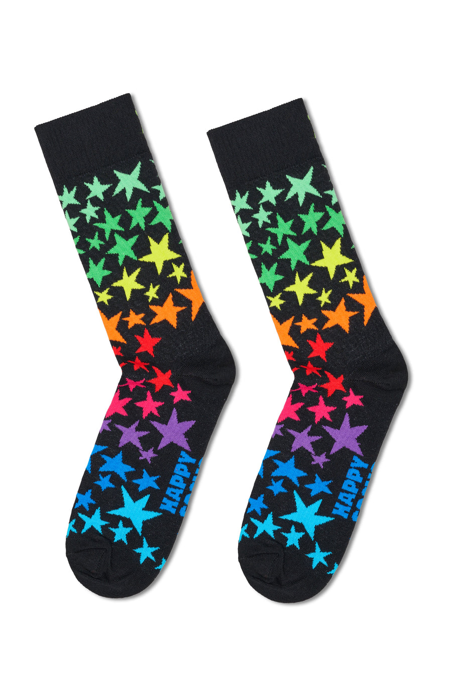 Happy Socks Erkek Siyah Kutlama Desenli 3’lü Pamuklu Çorap Seti