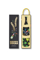Happy Socks Erkek Siyah Kutlama Desenli 3’lü Pamuklu Çorap Seti | Derimod