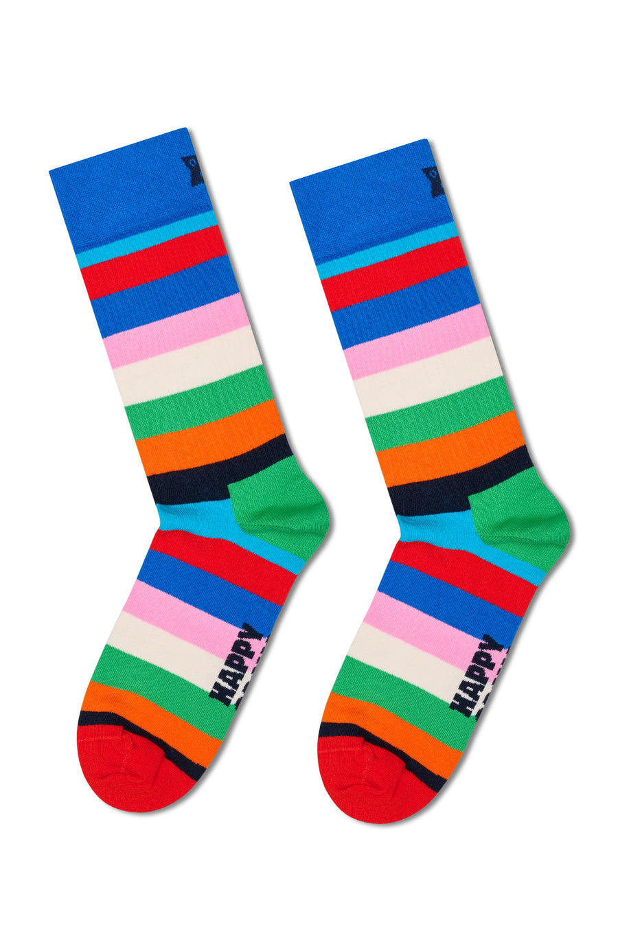 Happy Socks Erkek Çok Renkli Desenli Pamuklu 4'lü Çorap Seti