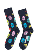 Happy Socks Erkek Çok Renkli Spıder-Man Desenli Pamuklu 3’lü Çorap Seti | Derimod