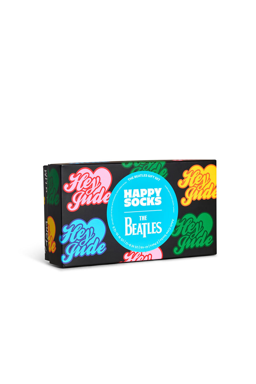 Happy Socks Erkek Çok Renkli Desenli Pamuklu 3'lü Çorap Seti