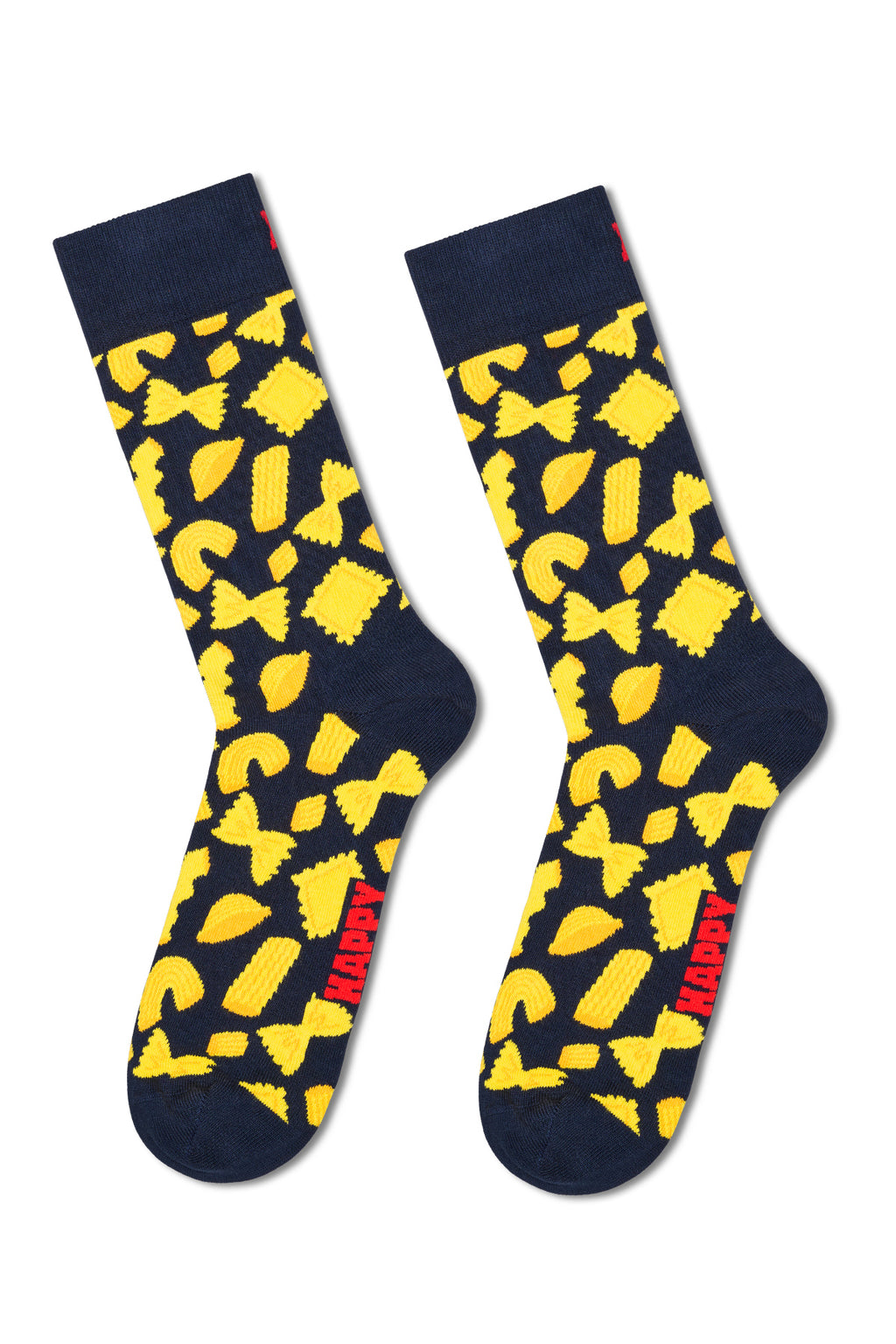 Happy Socks Erkek Lacivert Desenli Pamuklu 2'li Çorap Seti