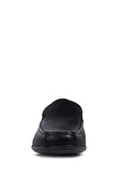 Geox Men's Black Ascanio Leather Casual Loafer | Derimod