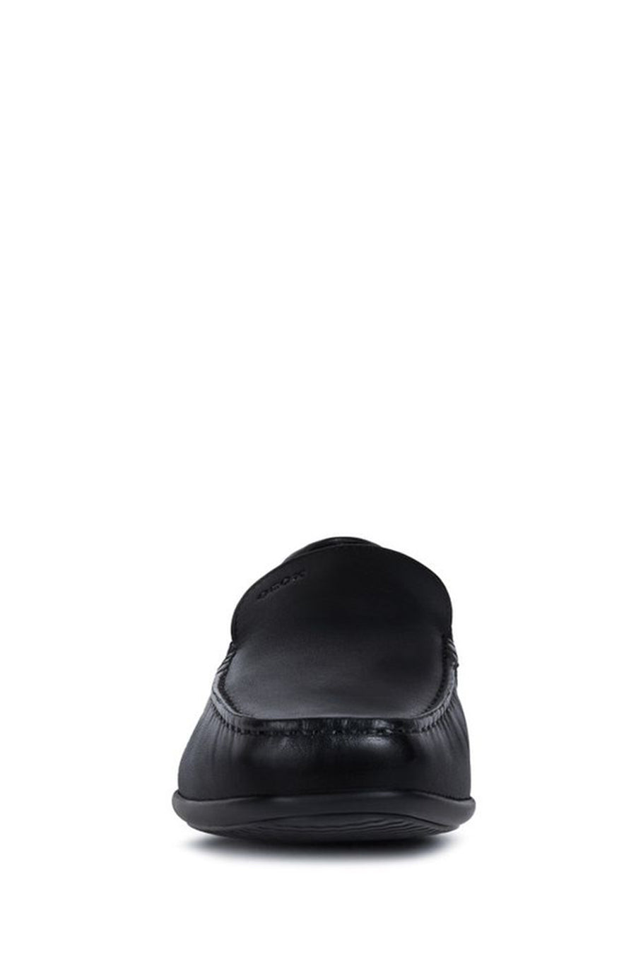 Geox Men's Black Ascanio Leather Casual Loafer